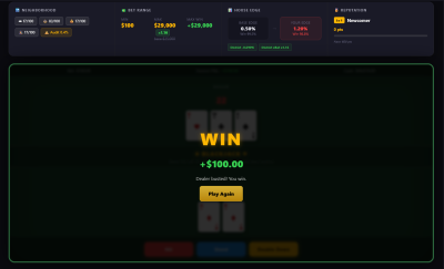 Mafia HQ screenshot: Casino - 12 games with heat and reputation